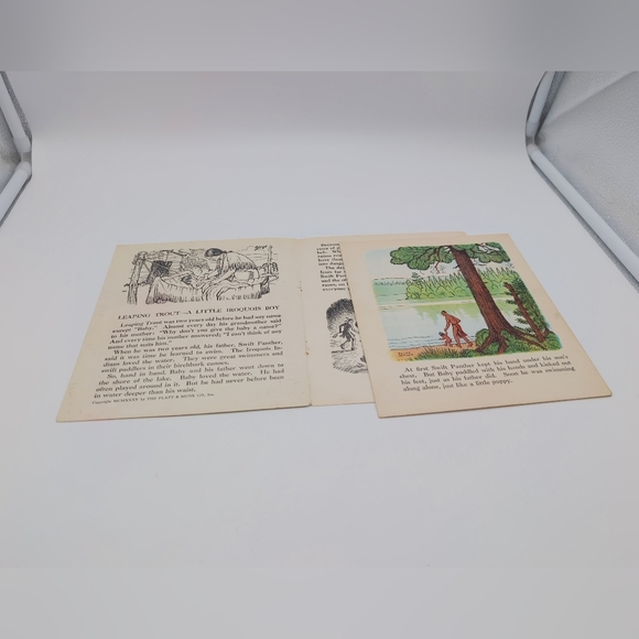 Leaping Trout a Little Iroquois Boy Book 1935 Copyright - Picture 3 of 4